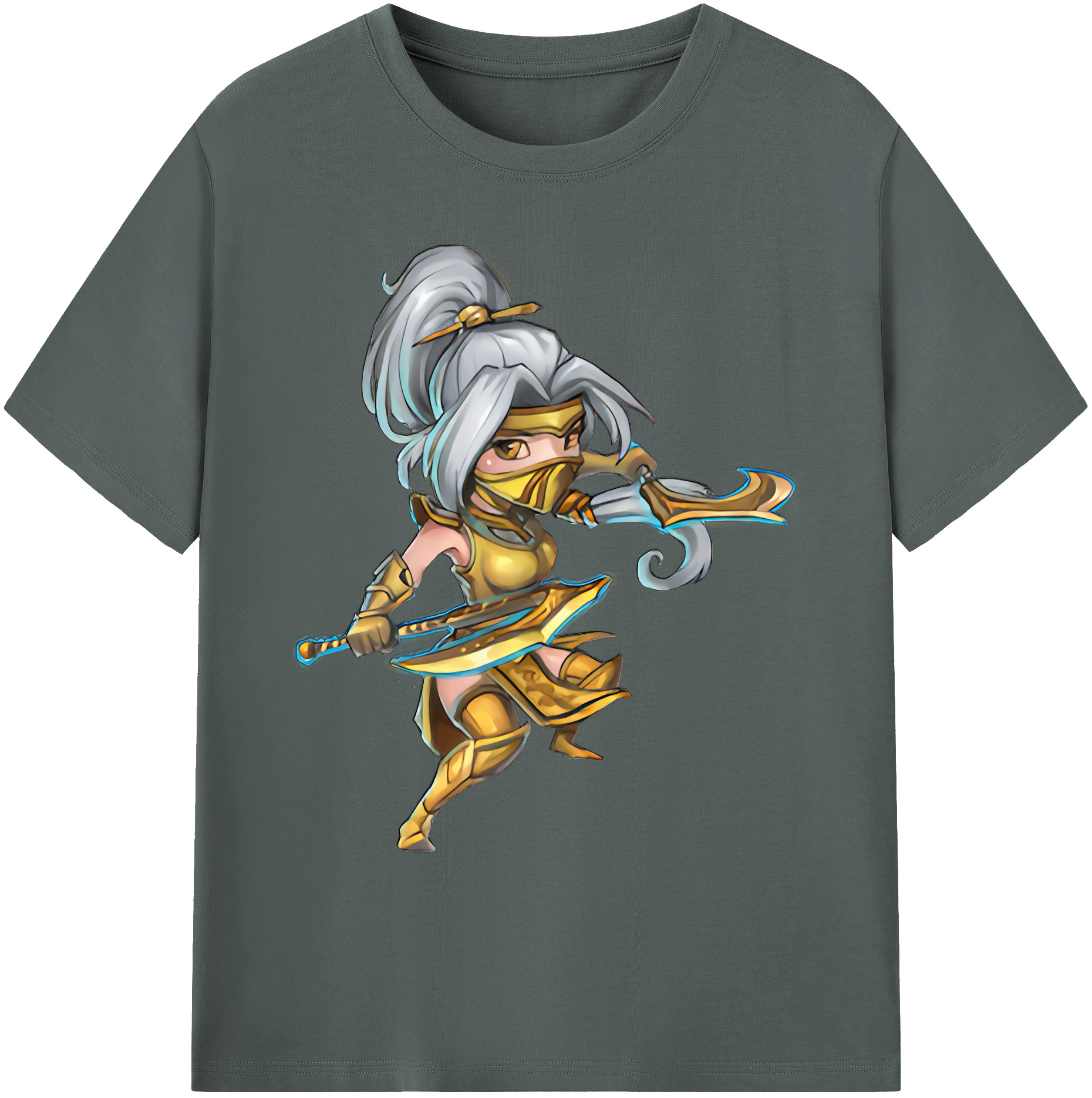 リーグ・オブ・レジェンド League of Legends LOL 綿100％ メンズ半袖Tシャツ｜肌触りやわらか＆通気性